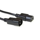 ACT AK5031 230V Aansluitkabel C13/C14 Zwart - 3 meter