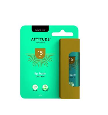 Attitude Lippenbalsem spf 15 coconut 8,5gr. Attitude Lippenbalsem spf 15 coconut 8,5gr.