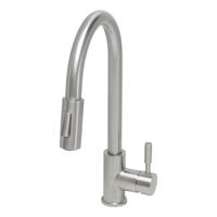 Wiesbaden 304-Benton RVS Keukenkraan + uittrekb.handdouche - thumbnail