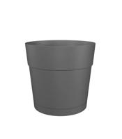 Bloempot en ronde Capri -capri - Plastic - Watertank - Diameter 50 cm - Wit - Artevasi - thumbnail