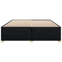 Bedframe zonder matras stof zwart 200x200 cm - thumbnail