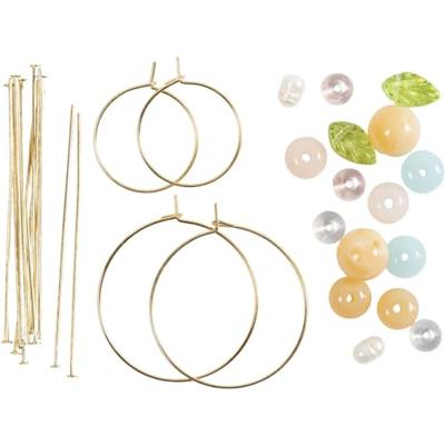 Creativ Company Mini hobbyset sieraden oorringen met kralen - thumbnail