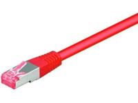 Goobay 68279 CAT 6 verbindingskabel, S/FTP (PiMF), rood, 2 m kabellengte - thumbnail