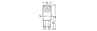 OSRAM HOMELIGHTING 4058075449831 LED-lamp Energielabel F (A - G) G9 Ballon 1.9 W = 20 W Warmwit (Ø x h) 14 mm x 46 mm 2 stuk(s) - thumbnail