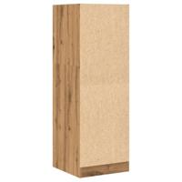 Apothekerskast 40x41x118 cm bewerkt hout artisanaal eikenkleur - thumbnail