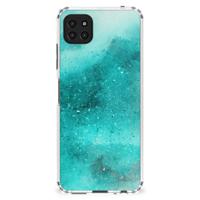 Back Cover Samsung Galaxy A22 5G Painting Blue - thumbnail