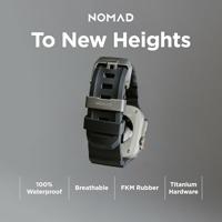 Nomad Rocky Point horlogeband / natural hardware 45/46/49mm - Storm - thumbnail
