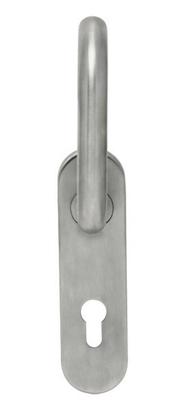 Schuifdeurgarnituur CHASE rvs mat WC72 mm KS