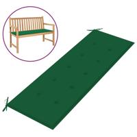 Tuinbankkussen 150x50x3 cm groen - thumbnail