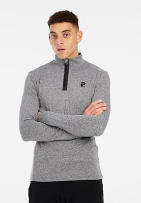 Protest Rewill 1/4 Zip Pully Heren Dark Grey Melee M Protest Rewill 1/4 Zip Pully Heren Dark Grey Melee M