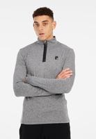 Protest Rewill 1/4 Zip Pully Heren Dark Grey Melee M - thumbnail