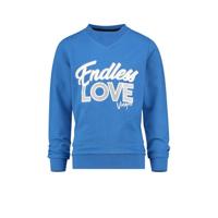 Vingino sweater Nieneke met tekst blauw - thumbnail