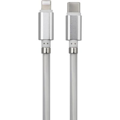 Renkforce TO-6886782 USB-kabel USB 2.0 USB-C stekker, Apple Lightning stekker 2.00 m Wit