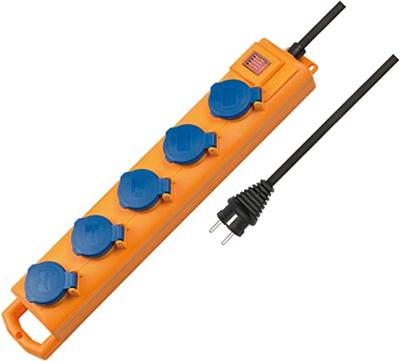 Brennenstuhl BN-1159900205 Stekkerdoos Super-solid 5-wegs 2.00 M Geel - Geaard - thumbnail
