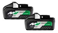 Hikoki BSL36B18 Twin pack accu's multivolt B | 2x MV-B 36V 4,0Ah/18V 8,0Ah - 375575 - thumbnail