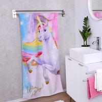 Unicorn Academy Velour Towel Magic 75 x 150 cm - thumbnail