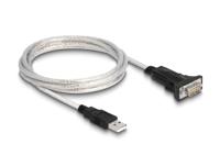 Delock USB 2.0 Adapter [1x USB-A 2.0 stekker - 1x Serieel 9-polig] 63465 1.8 m - thumbnail