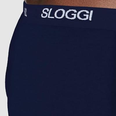 Basic Midi - Heren heup slip - L - Blauw - Onderbroek heren heren - Ondergoed heren heren - L - Onderbroek heren - Ondergoed heren