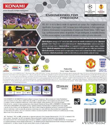 Pro Evolution Soccer 2011 (verpakking Italiaans, game Engels)