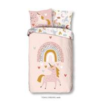 Good Morning Kinderdekbedovertrek "eenhoorn en regenboog" - Multi - (140x200/220 cm) - Katoen - thumbnail