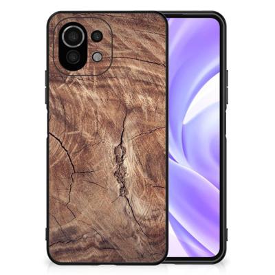Xiaomi 11 Lite 5G NE | Mi 11 Lite Houten Print Telefoonhoesje Tree Trunk