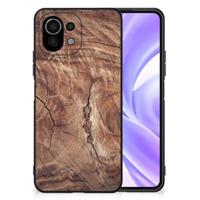 Xiaomi 11 Lite 5G NE | Mi 11 Lite Houten Print Telefoonhoesje Tree Trunk - thumbnail