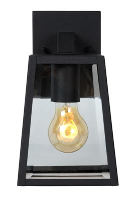 Lucide MATSLOT - Wandlamp Binnen/Buiten - 1xE27 - IP23 - Zwart Lucide MATSLOT - Wandlamp Binnen/Buiten - 1xE27 - IP23 - Zwart
