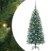 VidaXL Kunstkerstboom met 150 led met standaard groen 120 cm pe en pvc - thumbnail