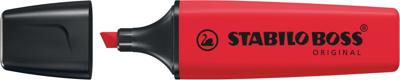 Markeerstift stabilo boss 70/48 echt rood