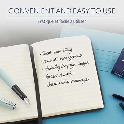 Waterman inktpatronen Standard zwart, pak van 8 stuks