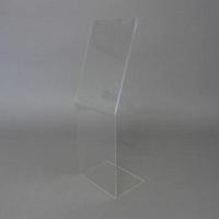 Acryl info vloerstandaard A4 portrait - 5 stuks - thumbnail