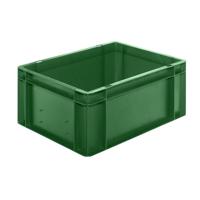 LA-KA-PE Transportstapelbak | L400xB300xH175mm | groen PP | zijwanden gesloten | 1 stuk - TK400/175-0 GRÜN TK400/175-0 GRÜN - thumbnail