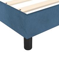 Bedframe zonder matras 200x200 cm fluweel donkerblauw - thumbnail