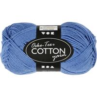Creativ Company Katoengaren, blauw, 50gr, 170m - thumbnail