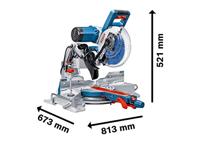 Bosch Professional GCM 10 GDJ Professional Verstek- en afkortzaag 1800 W 254 mm - thumbnail