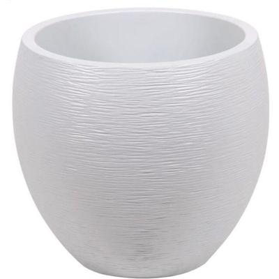 EDA Round Pot Graphit Ø50cm - Inhoud 46L - Witte ceruse EDA Round Pot Graphit Ø50cm - Inhoud 46L - Witte ceruse