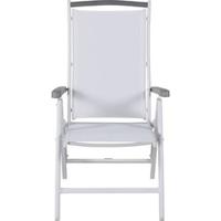 Nohr Verstelbare Tuinstoel 'Candise' kleur Wit - thumbnail