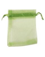 Ruben Robijn Organza buidel donker groen (1 st) - thumbnail