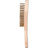 Brilliant Tools BT706009 Messing draadborstel, 4 rijen, 290 mm - thumbnail