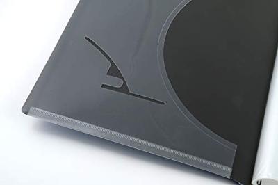 Europel showalbum Opus Frontview, ft A4, PP, 30 tassen, antraciet