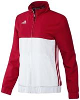 adidas T16 jack dames rood/wit - thumbnail