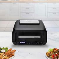 SOGO Human Technology Tafelgrill 4 l 1700 W max. Oververhittingsbeveiliging, Timerfunctie, Traploze temperatuurregeling, BPA-vrij Zwart, RVS - thumbnail