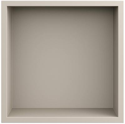 Looox Storage Collection Inbouwnis 30x30x7cm Sand Beige Matt