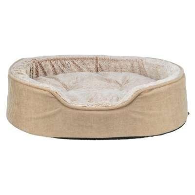 Trixie vital hondenmand lino soft ovaal beige / creme