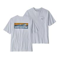Patagonia Boardshort Logo Pocket Responsibili-Tee T-shirt Heren White XL - thumbnail