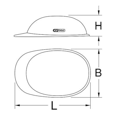 KS Tools 1170021 117.0021 Veiligheidshelm EN 397