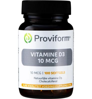 Proviform Vitamine D3 10mcg 100 softgels