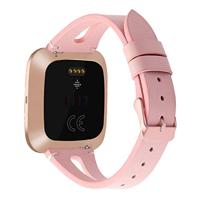 Fitbit Versa 1 / 2 & Lite bandje TPU leer - Roze - thumbnail