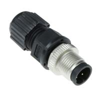 Amphenol M12D-04BMMA-SL8001 M SERIES 4 polig connector male M12 D-coding Solder male - thumbnail