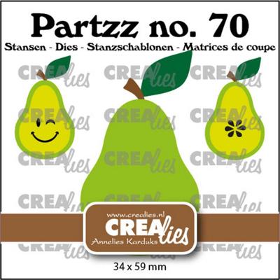 Crealies • partzz snijmal peer groot